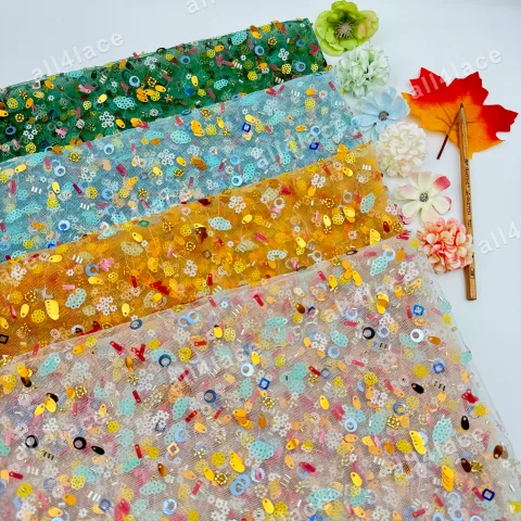 Sequin & Tube Bead A16