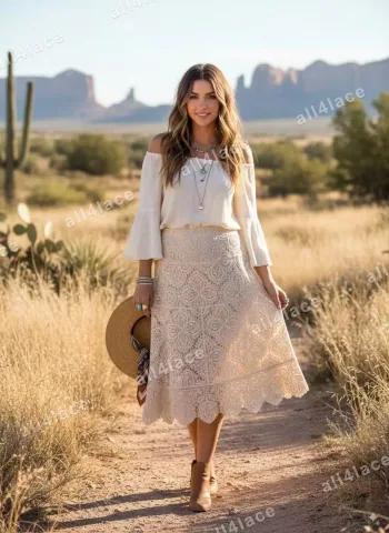 Embroidered Dress Fabric — Application Reference