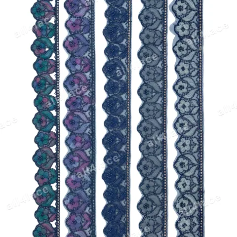 Narrow Multi-Style Embroidery Trim