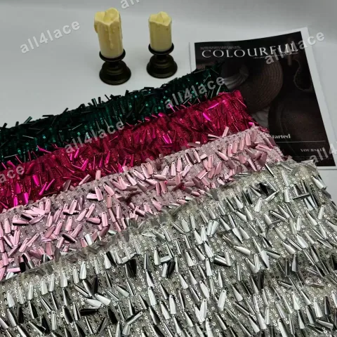 Half Roll Special Sequin Embroidery A7