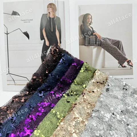 Sequin & Tube Bead Embroidery A27