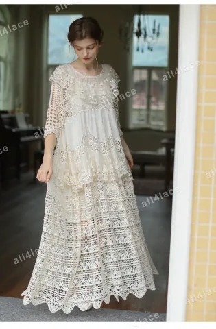 Embroidered Dress Fabric — Style 1