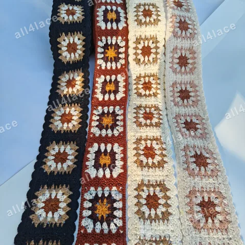 80mm Earth Tone Wide Lace