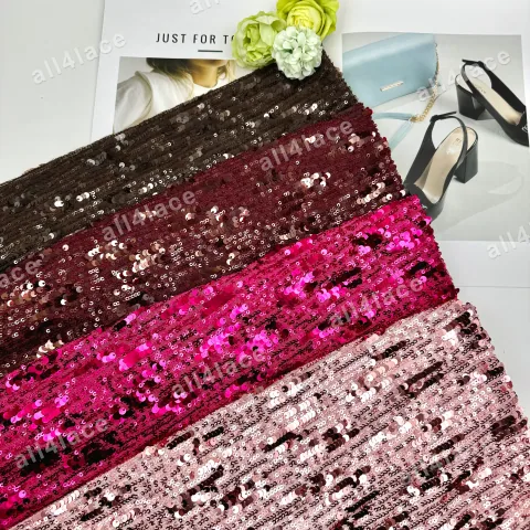 Mesh Sequin Embroidery A8