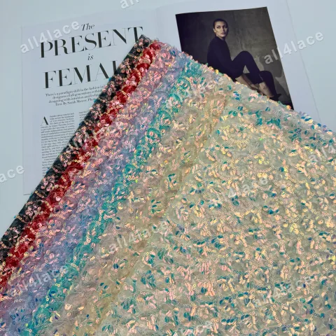 3-5mm Concave Sequin Wave Pattern