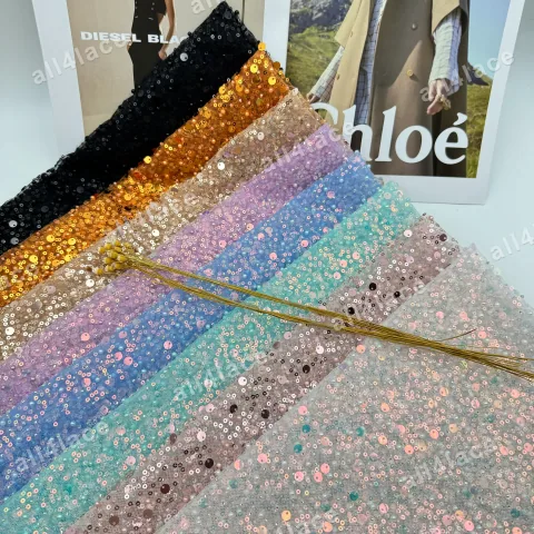 Sequin & Bead Gold Special A14