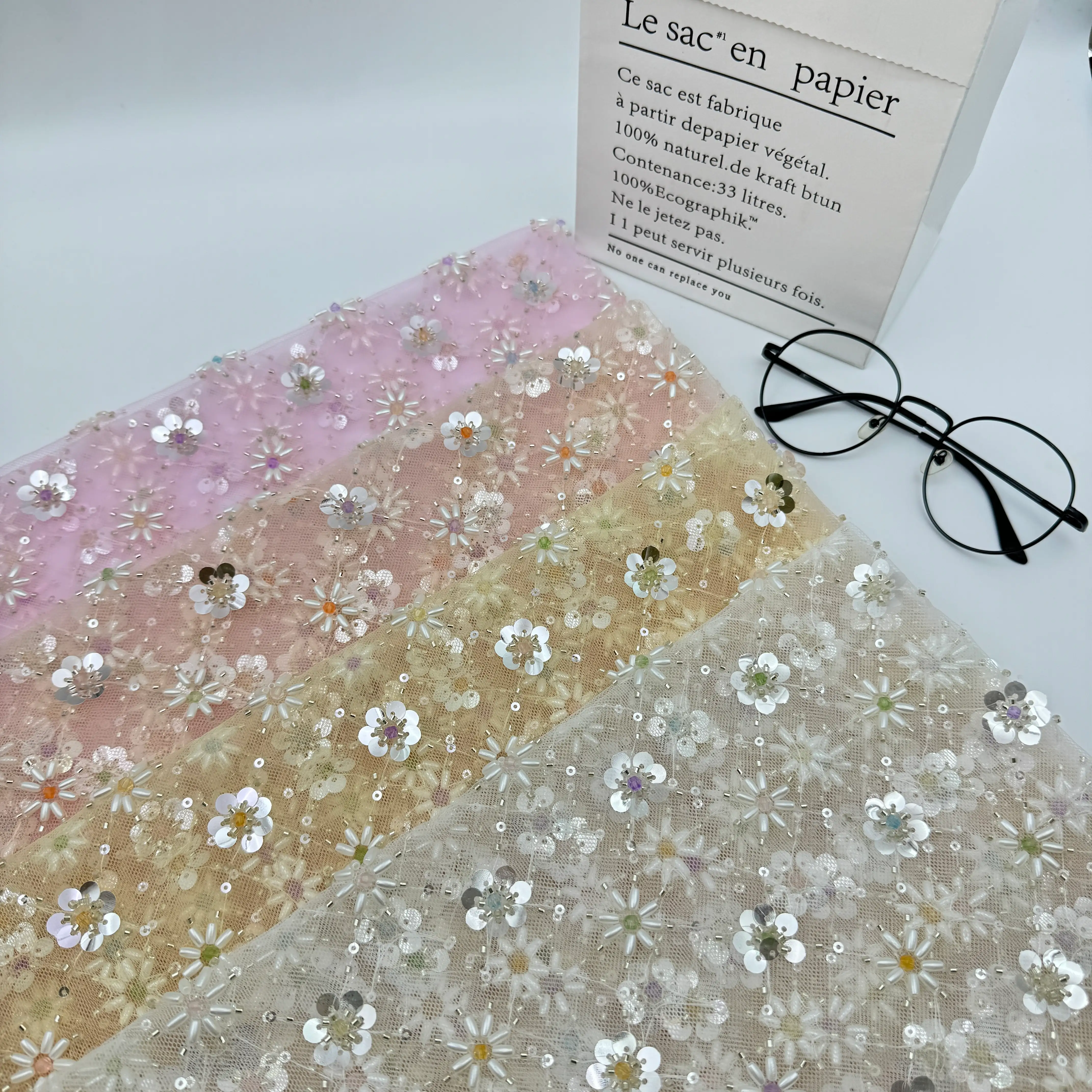 Multi-size Bead Embroidery C1