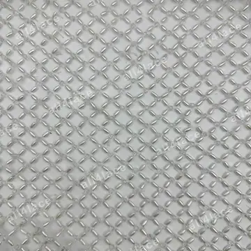 Diamond Grid Bead Embellished Fabric