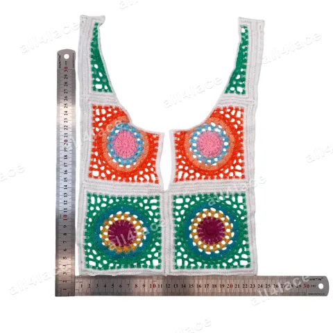 Flat Embroidery Neckline Trim 9