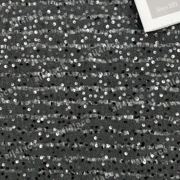 Fine Disc Sequin Textured Fabric