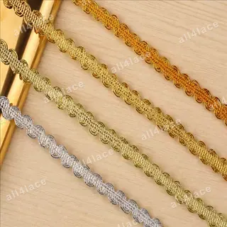 Gold and Silver Oval Knot Braid