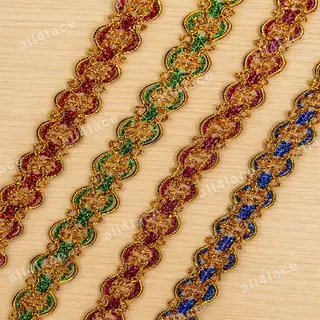 Jewel Colour Figure Eight Braid