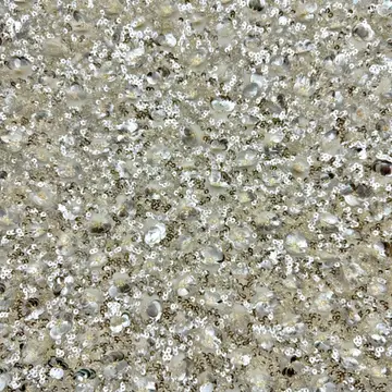 Layered Floral Disc Sequin Fabric — Photographed colour sample; ask which shades are currently available
