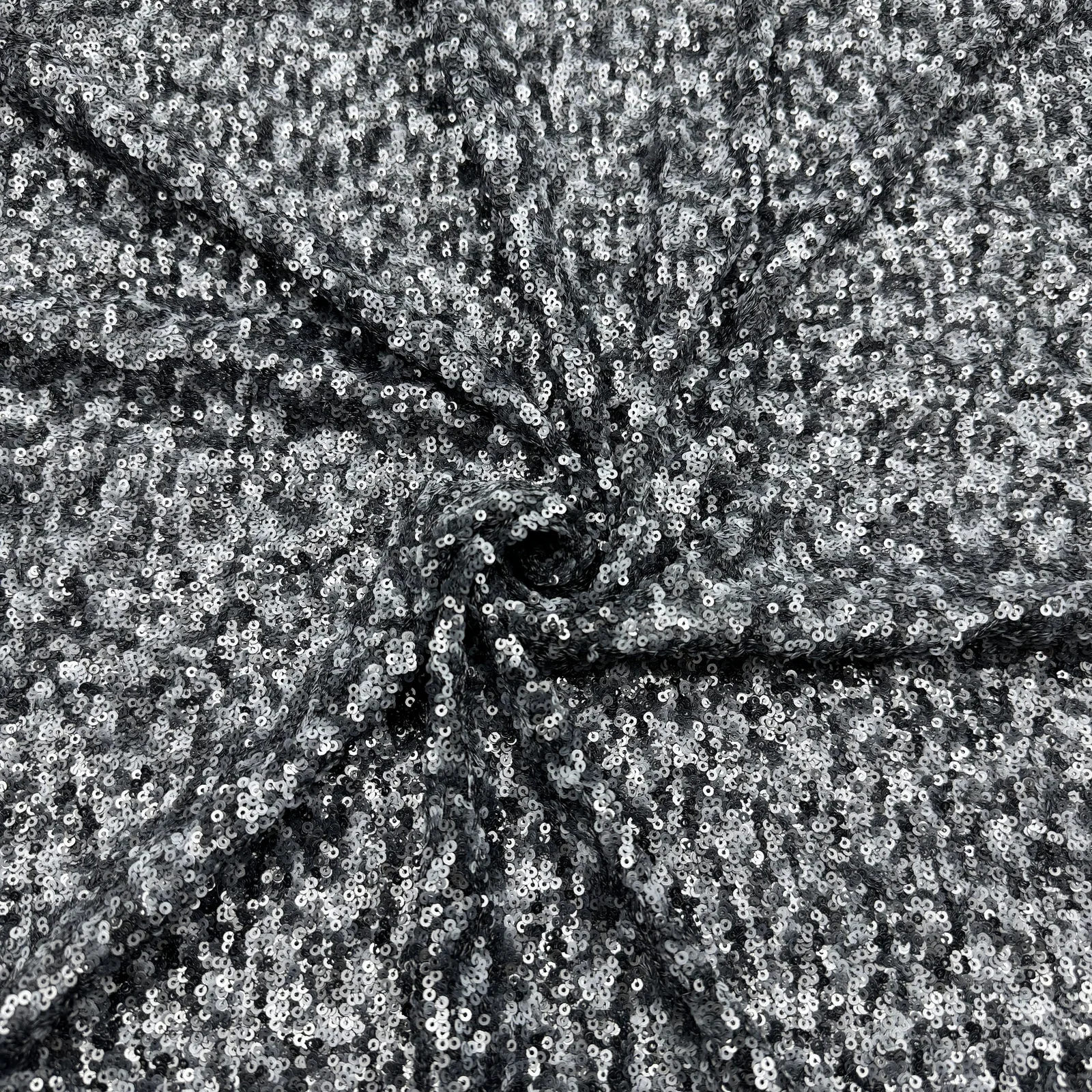 Mixed-Tone Disc Sequin Fabric