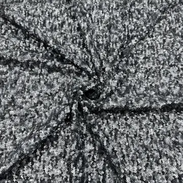 Mixed-Tone Disc Sequin Fabric — Overall sample and pattern view