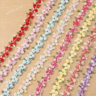 Multicolour Mini Flower Chain Trim