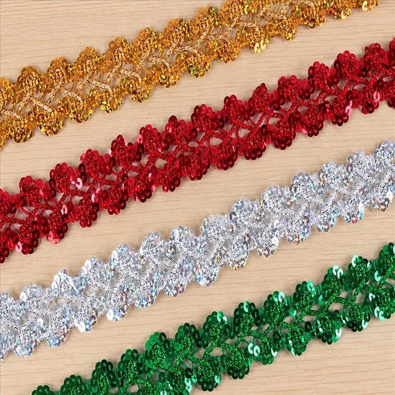 Multicolour raised waves decorative trim — Photographed decorative trim sample; verify colour and construction with a physical sample