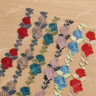 Multicolour Rose Spray Vine Trim
