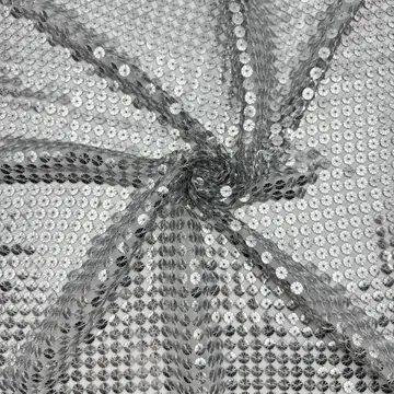 Multicolour Round Sequin Mesh Samples — Photographed colour sample; ask which shades are currently available