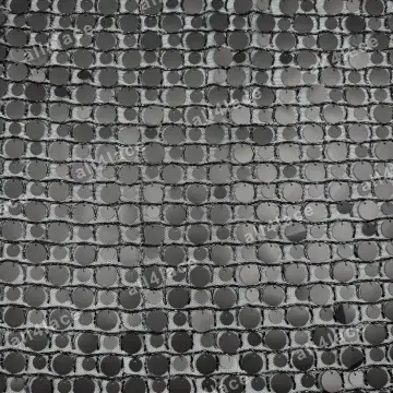 Oversized Round Disc Mesh Fabric Samples