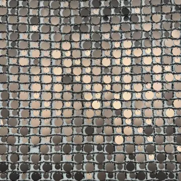 Oversized Round Disc Mesh Fabric Samples — Photographed colour sample; ask which shades are currently available