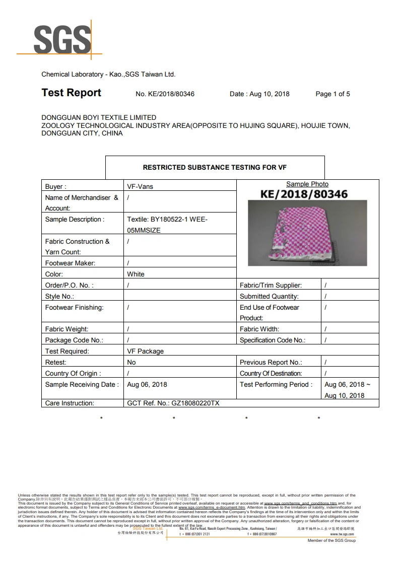SGS Report